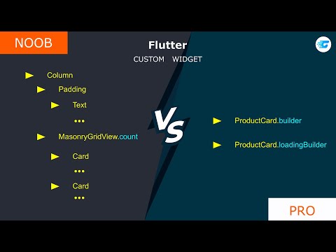 Create your custom widget like a pro for complex UI - Flutter Tips