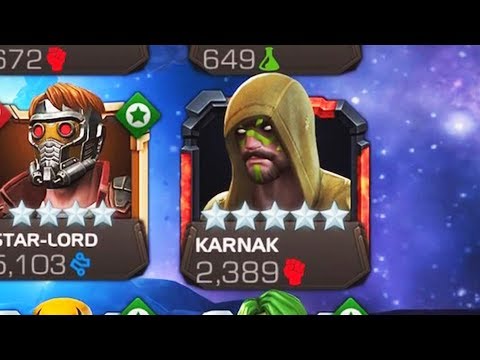 Marvel: Contest of Champions - 5-Star Karnak Level Up!