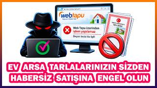 TAPU Dolandırıcılarını Engelleyin | EV ARSA TARLALARINIZIN Sizden Habe