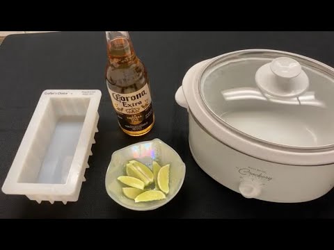 HOT PROCESS CORONA BEER SOAP / IS BEER SOAP GOOD FOR YOUR SKIN