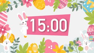 15 Minute Easter Timer with Uplifting Music (4K) ✨🐰