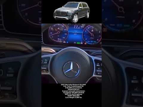 Thumbnail for 2022 Mercedes Maybach GLS 600 0-60 Mph #shorts #mercedesmaybach #acceleration by Mercedes-Maybach