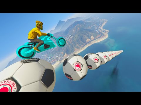 MEGA BALL RAMP! 9999% IMPOSSIBLE!! - GTA V ONLINE