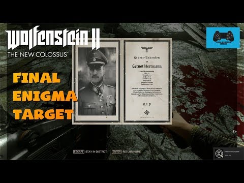 Wolfenstein 2 Enigma Machine: The Final Target - Gernot Herrmann