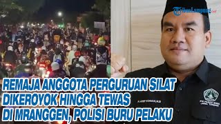 Download lagu Remaja Anggota Perguruan Silat Dikeroyok Hingga Tewas di Mranggen, Polisi Buru Pelaku mp3
