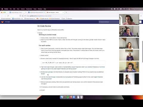 Code Review Weekly Workshop - Aug 12, 2022