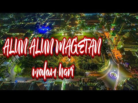 🇮🇩SUASANA ALUN ALUN MAGETAN PADA MALAM HARI