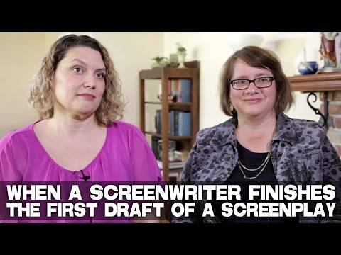 When A Screenwriter Finishes The First Draft Of A Screenplay by Barbara Nicolosi & Vicki Peterson