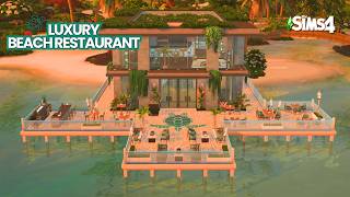 The Turtle Cove - A Luxury Turtle-Shaped Beach Restaurant | Sims 4 Spe