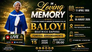 Download lagu In Loving Memories Of Beatrice Daphne | Phalaborwa(Lulekani), Limpopo. mp3