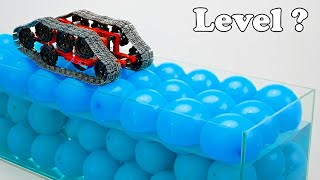Testing LEGO Car on Unstable Water Balloon | Smart Lego