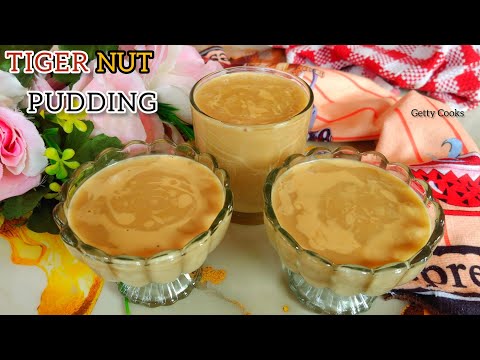 Tiger Nut Pudding/How To Make Ghana Tiger Nut Pudding Recipe/Atadwe Milk