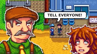 Tell everyone about Lewis and Marnie in Stardew Valley