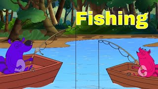 Fishing Ep - 75 - Pyaar Mohabbat Happy Lucky - Hindi Animated Cartoon Show - Zee Kids