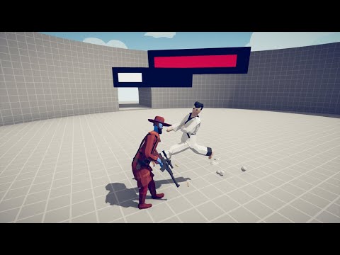 TAEKWONDO CHAMPION + HP BAR 1 vs 1 UNIT v2 - TABS - Totally Accurate Battle Simulator