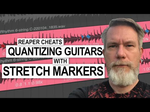 Quantizing Metal Guitars with Stretch Markers [Reaper Tutorial] - Reaper Cheats #1