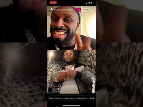 Rowdy rebel previews brand new music on Instagram live with funk flex #GS9