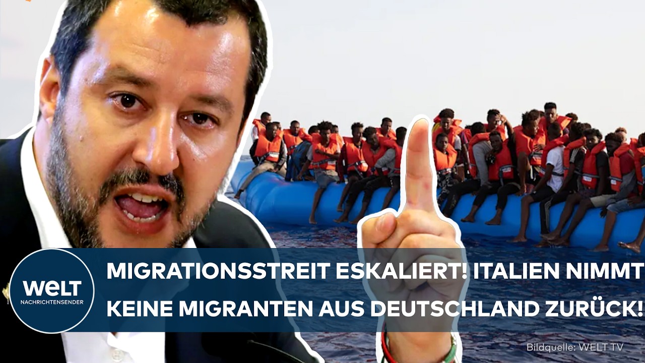 ITALIEN MACHT DICHT: Salvini stoppt Rücknahmen von Migranten und attackiert deutsche NGO-Schiffe!