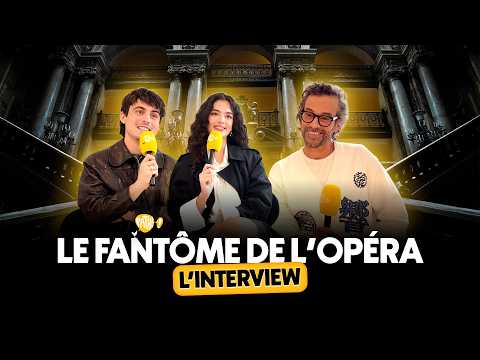 L'INTERVIEW - LE FANTÔME DE L'OPÉRA (Deva Cassel, Julien De Saint-Jean & Romain Duris)