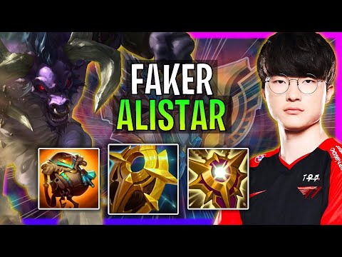 T1 Faker Plays Alistar Support vs Blitzcrank! | Season 2024