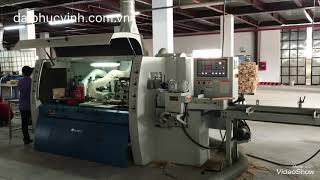 Bào 4 mặt cao tốc, nạp phôi tự động