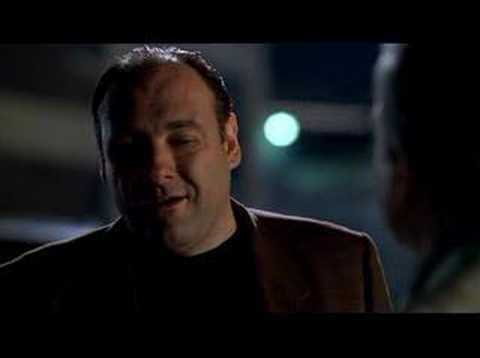 Sopranos-Tony and Johnny-Tony pulls out