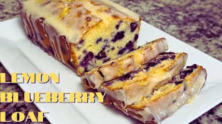 The BEST Lemon Blueberry Loaf Cake 🍋🫐 | Lemon Cake 