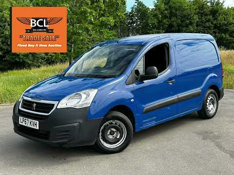 2018 67 REG PEUGEOT PARTNER 1.6  HDI L1 SWB PANEL VAN EURO 6 *TRADE SALE*