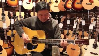 Video thumbnail for MARTIN Custom Shop HD-35 Demo by 古川忠義 by Dolphin Guitars