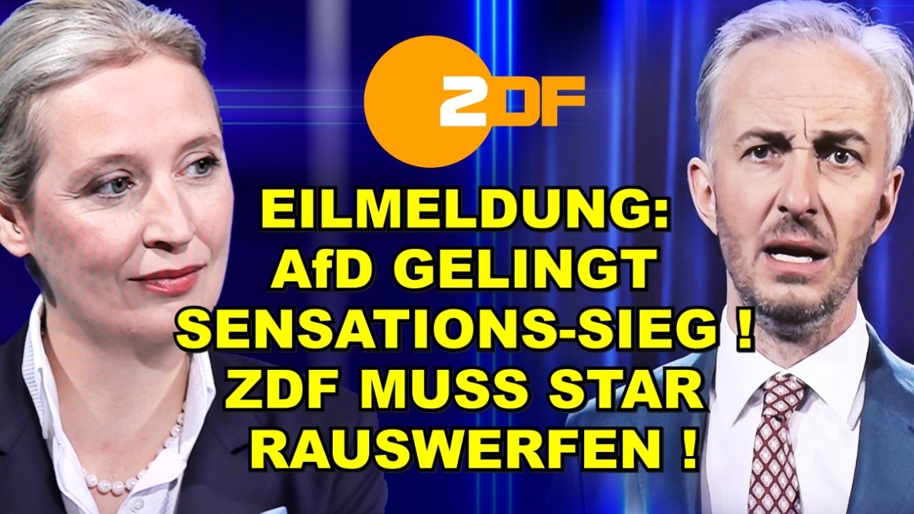EIL: AfD-Sensation! ZDF WIRFT STAR RAUS!