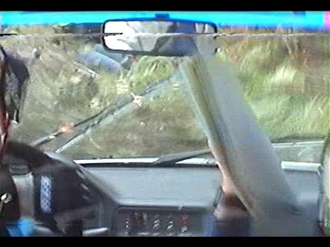 Rally di Messina 2004 Zappa (2)- cameracar Nardo-Esposito Peugeot 106 rallye N1, Crash.