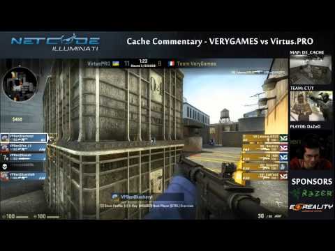 CS:GO VERYGAMES vs VirtusPRO de_cache Part 2 By: DaZeD