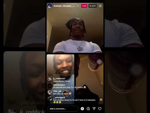 26Ar & EBK Choppa IG LIVE GOING AT IT WITH #shaek & #dudeylo 😂