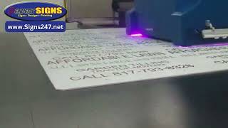 How Custom Yard Signs Get Printed – Behind the Scenes!