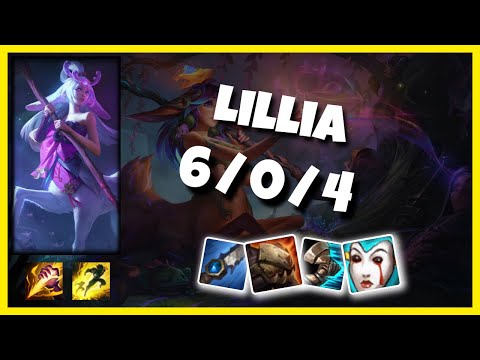 KOREAN Challenger Lillia JUNGLE (6/0/4) vs GRAVES Gameplay Replay - Patch 10.20
