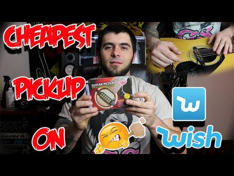 CHEAPEST GUITAR PICKUP ON WISH! (REVIEW AND TEST)