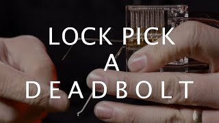 Lock Pick a Deadbolt + Padlock with tools & improvised tools.