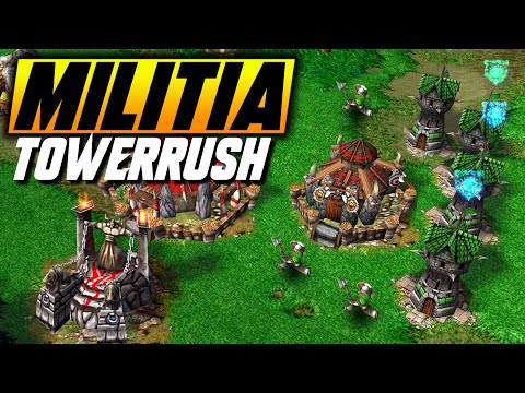 ⚔️The GREAT MILITIA TOWERRUSH⚔️ - WC3 - Grubby