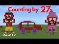 Numberblocks Minecraft COUNTING BY 27s | Learn to Count | Skip Counting by 27 | Math Songs for Kids