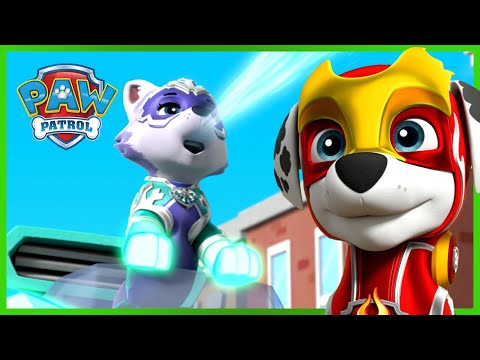 Mighty Pups Save A Frozen Adventure Bay and More! | PAW Patrol | Cartoons for Kids Compilation