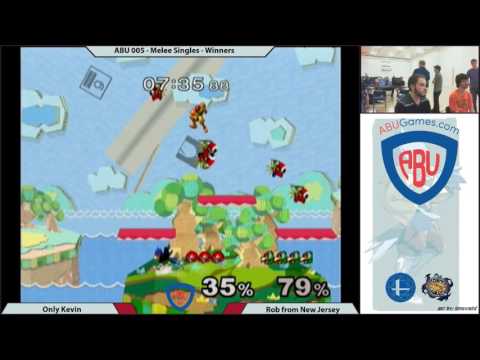 ABU Monthly 5: Melee Winners R2 - Only Kevin (Samus) Vs  Rob from New Jersey (Falco)