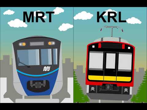 Perbedaan Branding MRT dan KRL