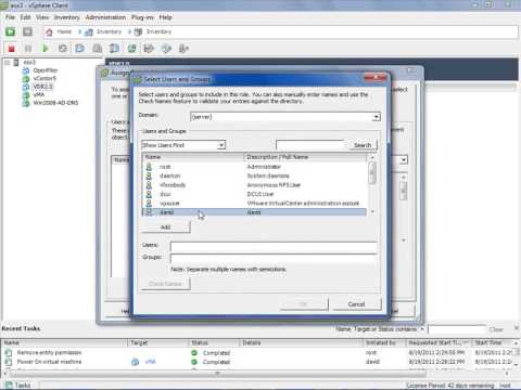 Lesson 18   Administering VMware ESXi Server Security