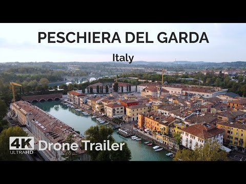 🇮🇹 Peschiera del Garda & Garda Lake Drone Trailer 4K - Italy - DJI Mini 2