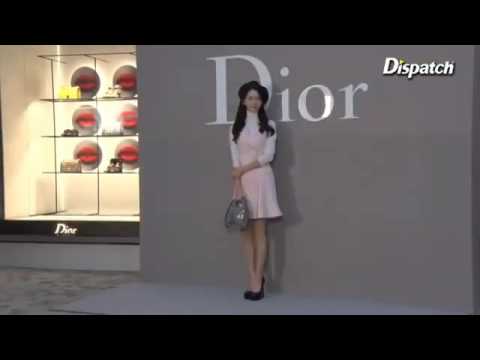 [HD] 160715 - YoonA Chanyeol and Sehun Dior Color Exhibition Opening