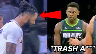 LEAKED Audio Of Anthony Edwards Trash Talking D’Angelo Russell & A Ref: “Hell Nah, Ain’t No Aye”👀