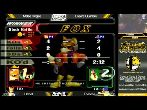 Harriet (Fox) vs Fearless (Falco)