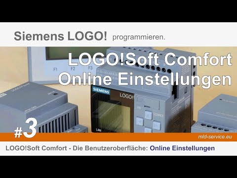 Siemens LOGO! 8 programmieren Tutorial Deutsch #3 - LOGO!Soft Comfort die Programmoberfläche Online