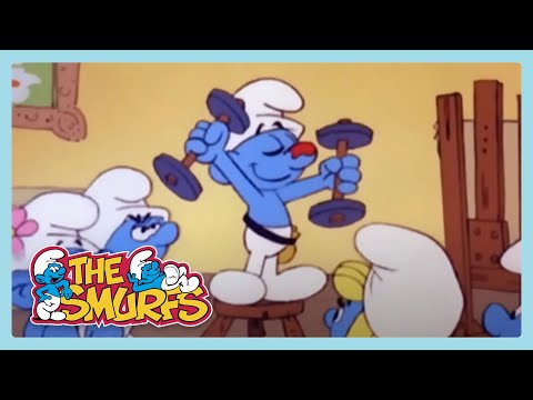 Schlümpfe heben Gewichte | Die Schlümpfe | Wildbrain Deutsch