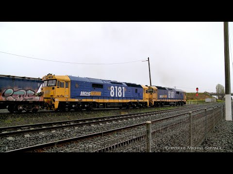 7737V Pacific National Grain Train With VHAF Hoppers (4/10/2019) - PoathTV Australian Railways